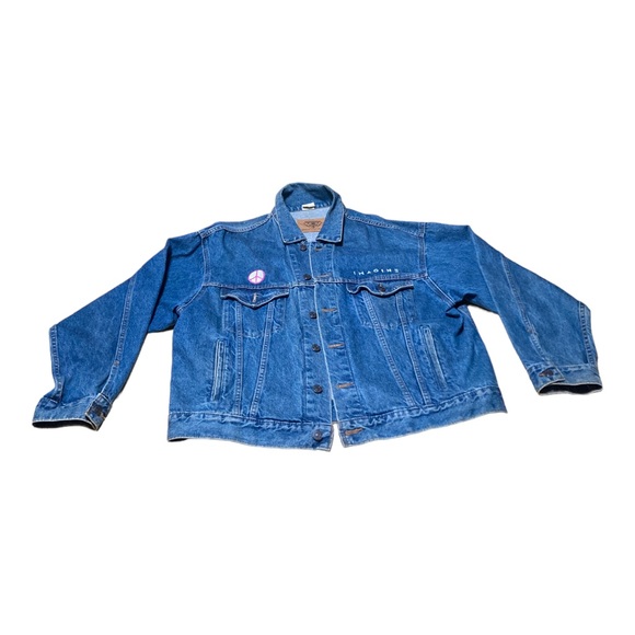 Vintage John Lennon Imagine denim jacket. VERY RARE! Excellent cond./never worn. - Picture 2 of 8